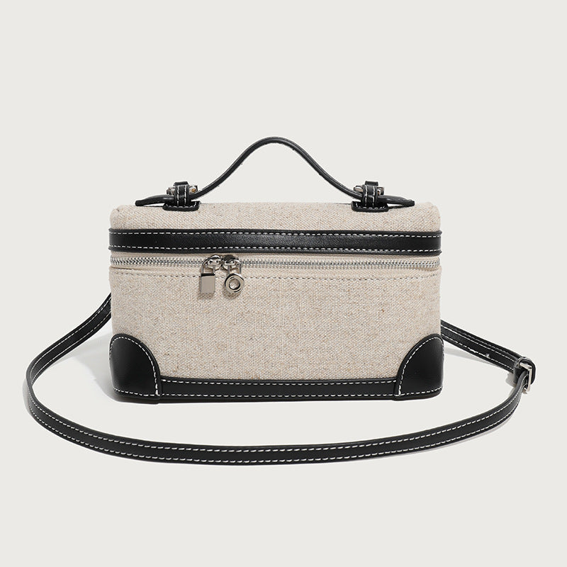 Women's Canvas Lunch Box Fashion Portable Shoulder Bags