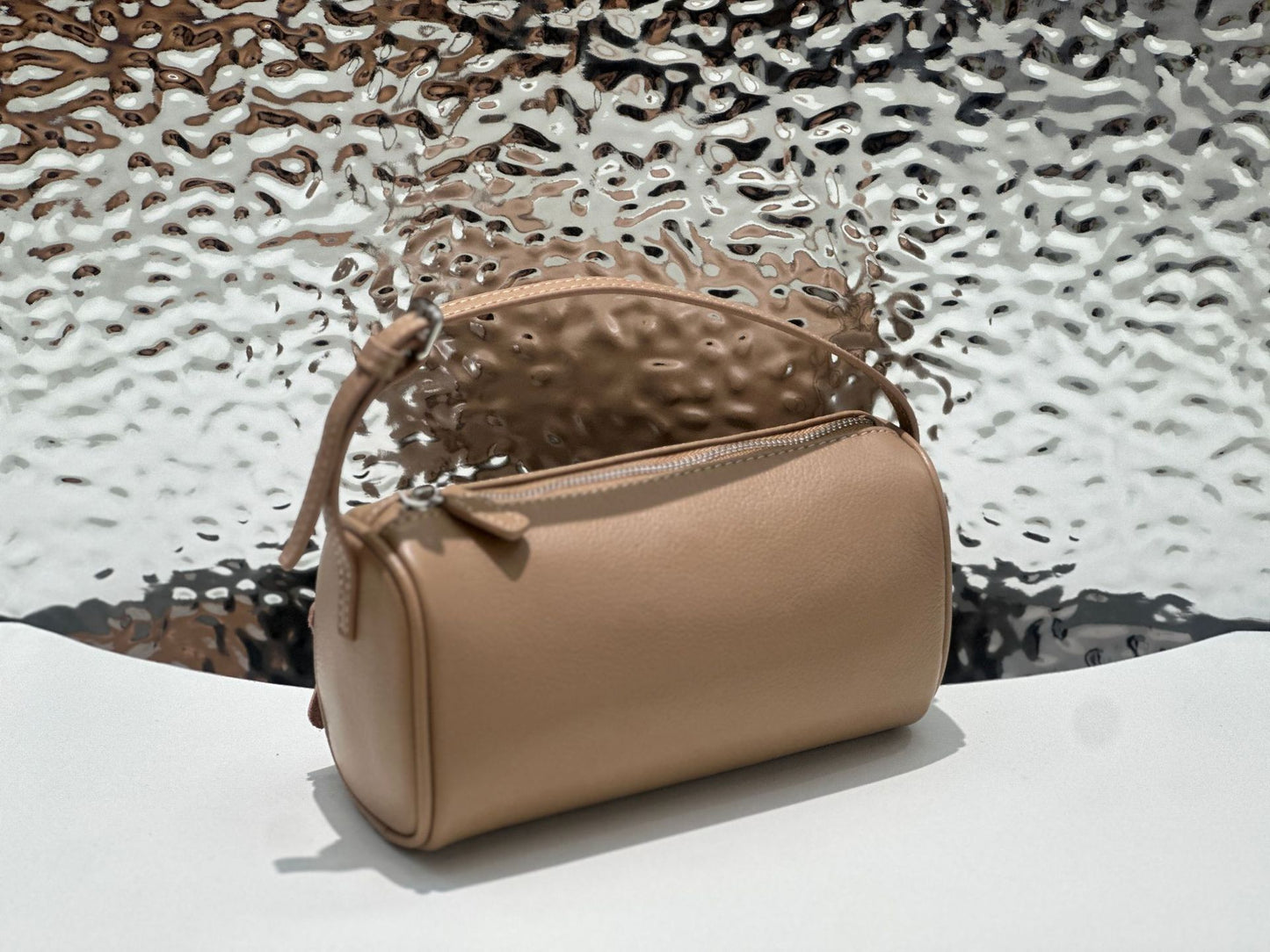 Women's Five Nine Pencil Box First Layer Cowhide High-grade Crossbody Bags