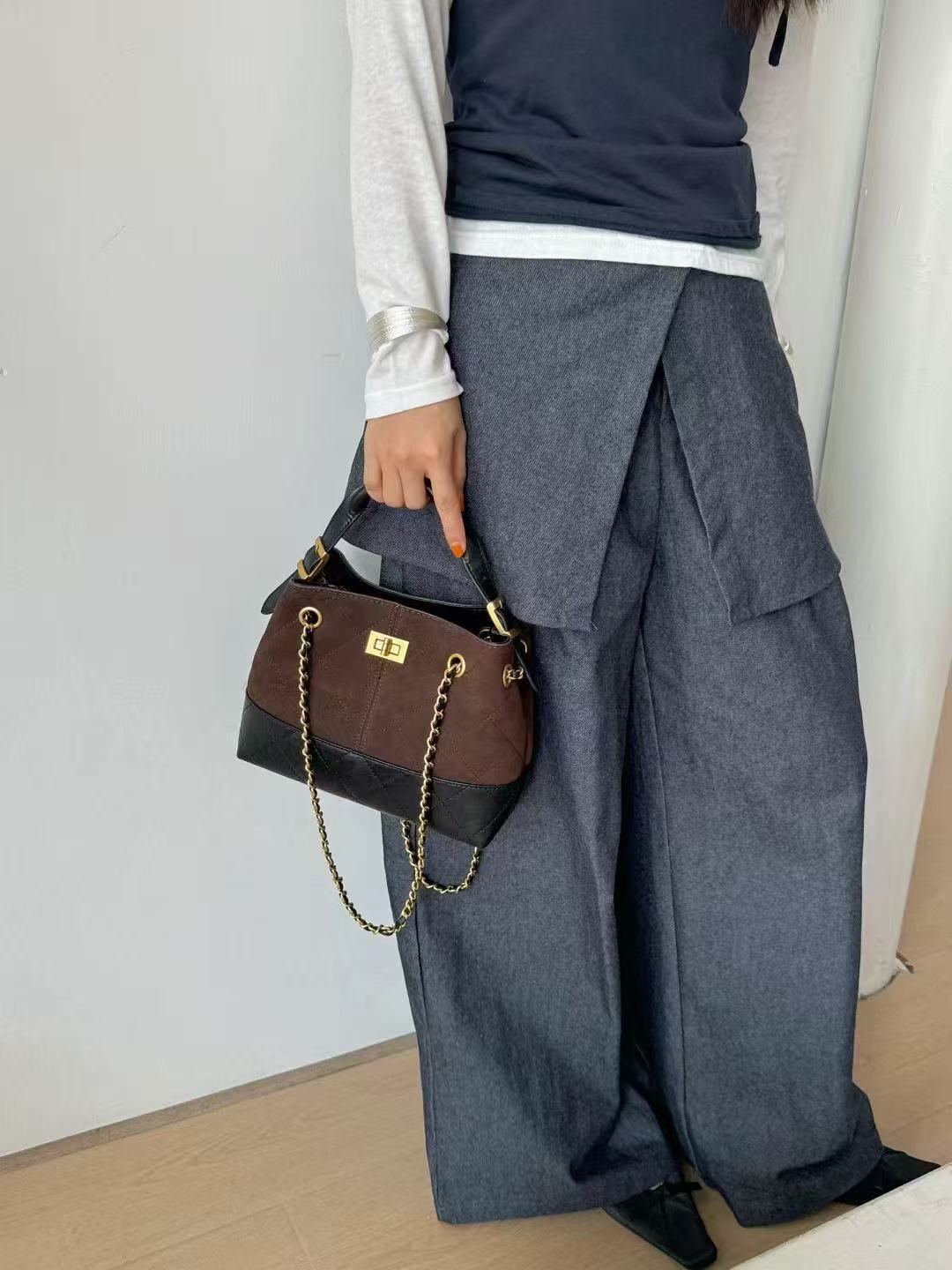 Popular Diamond Style Autumn Minority Fashion Tote Bags