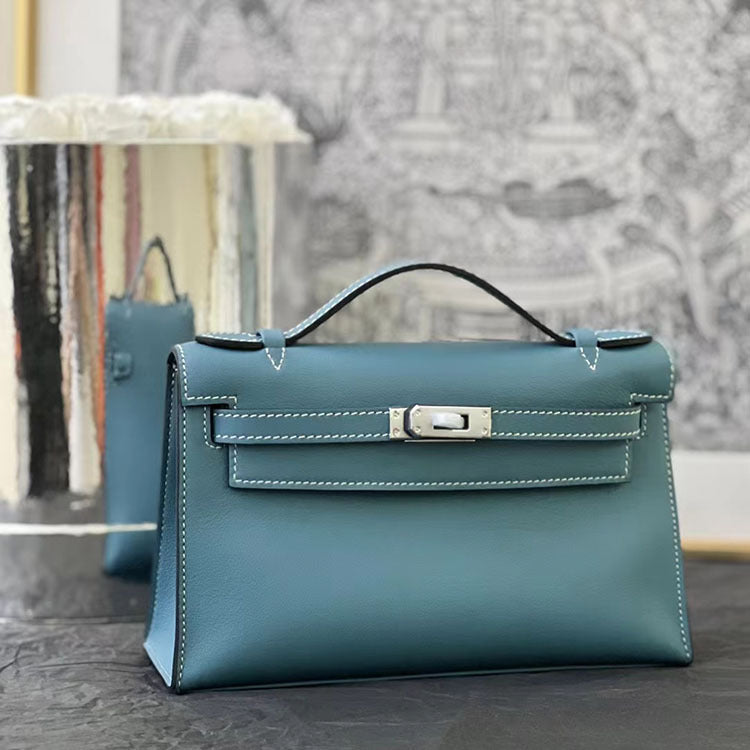 Ding Half Wax Line First Layer Handbags