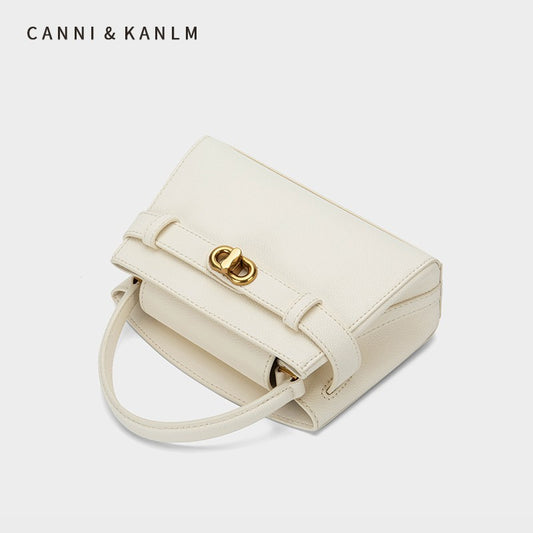 Women's Fashionable Portable Kelly Retro Advanced Texture Shoulder Bags