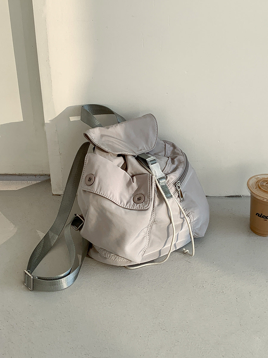 Drawstring Trendy Korean Style College Class Backpacks