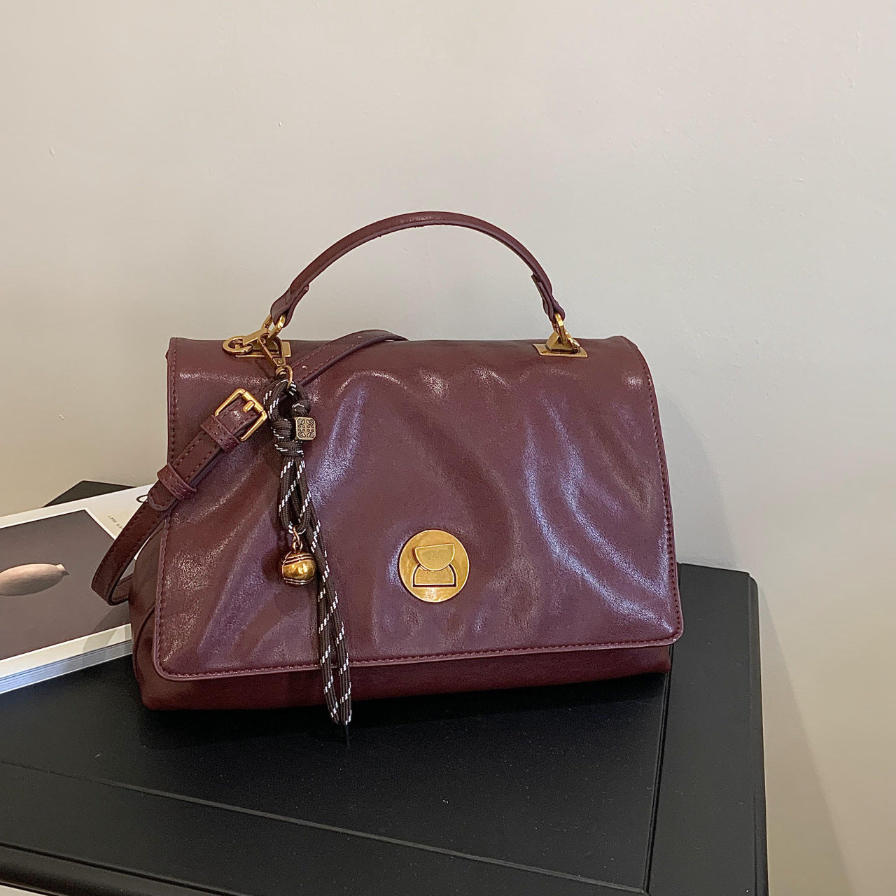 Handmade College Style Retro Art Large Shoulder Bags