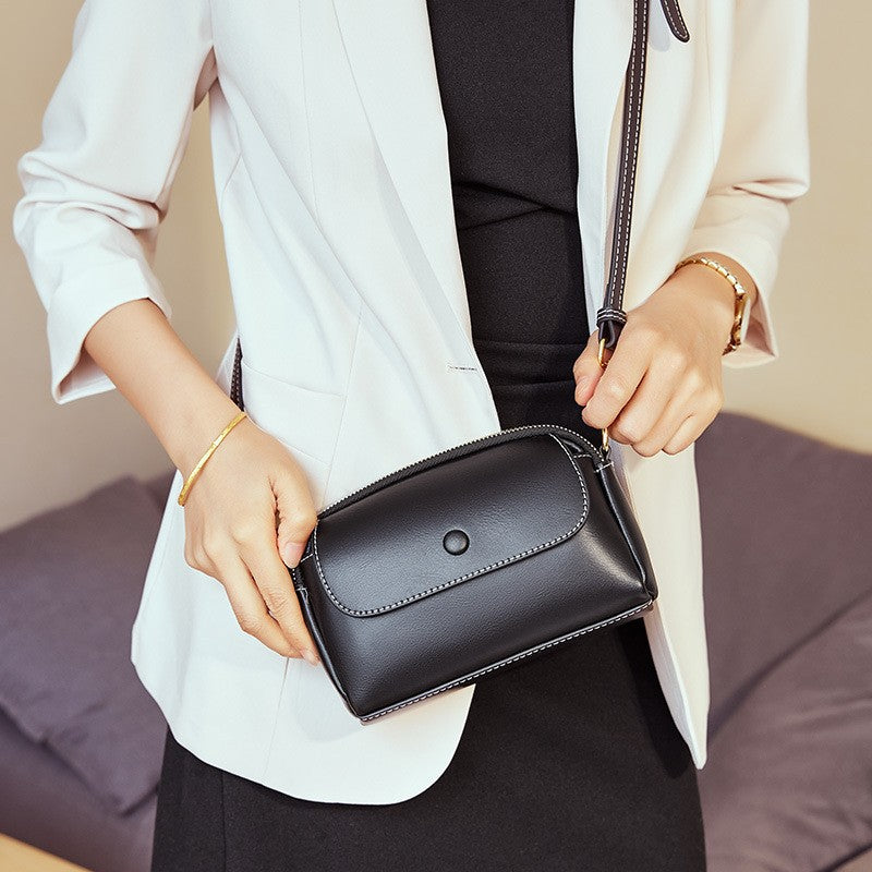 Women's Leather Fashion Single Exquisite High-grade Niche Shoulder Bags