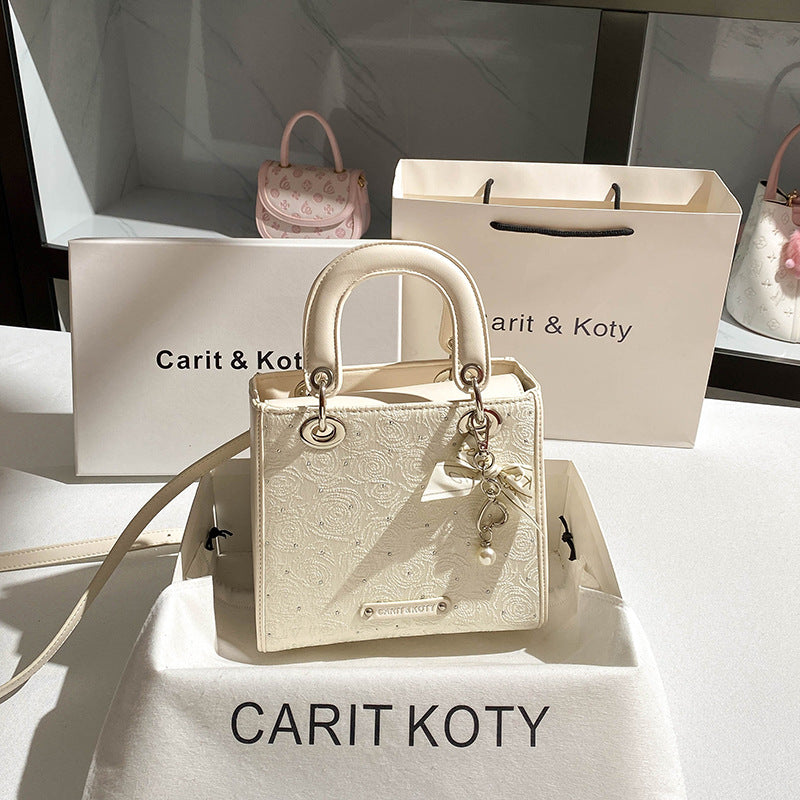 Trendy Glamorous Niche Diamond Diana High-grade Handbags