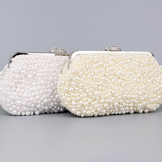 Women's Dinner Pearl Banquet Clutch Dress Cheongsam Evening Bags