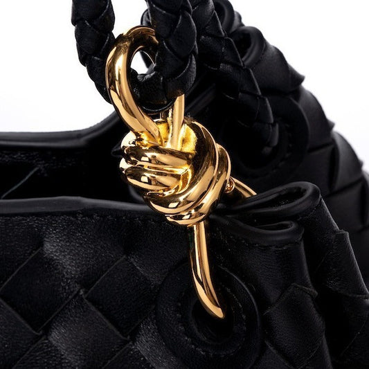 Parachute Woven Vegetable Basket Knotted Hardware Handbags