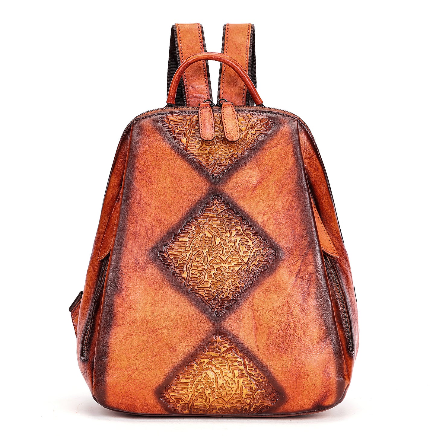 Women's Waster Retro Large Capacity Genuine Leather Backpacks