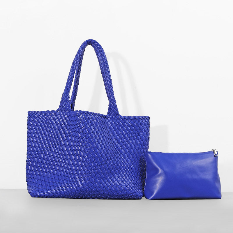 Fashion Portable Mummy Big Woven Hand Shoulder Bags