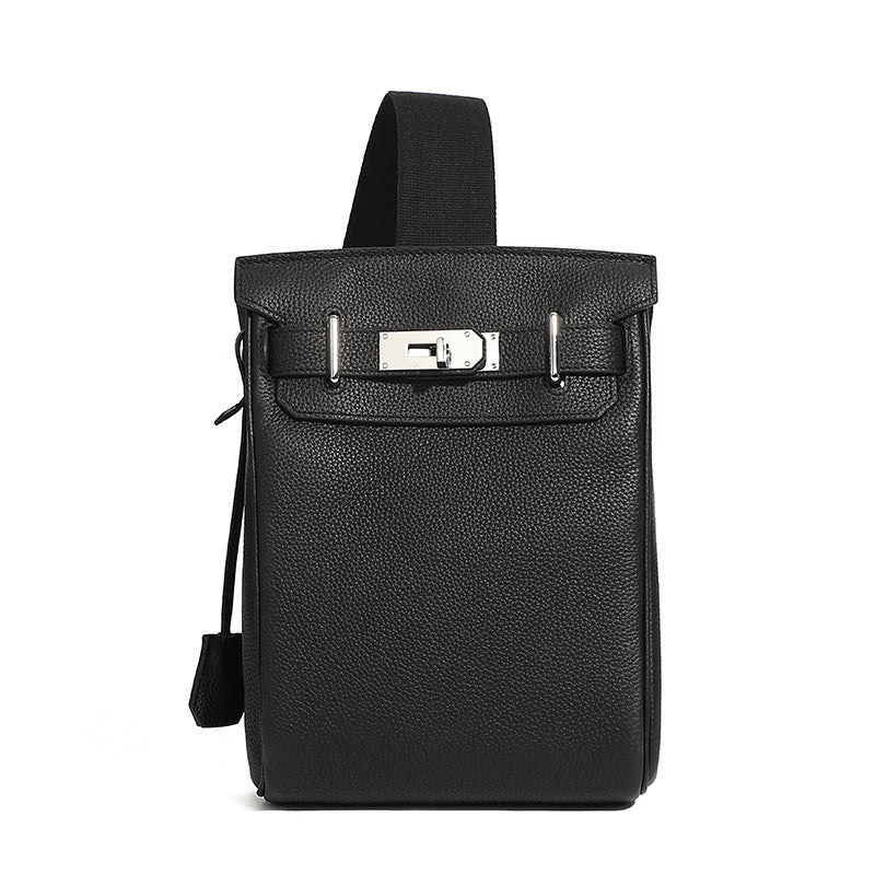 Classy Cowhide Kelly Unisex Fashion Genuine Crossbody Bags