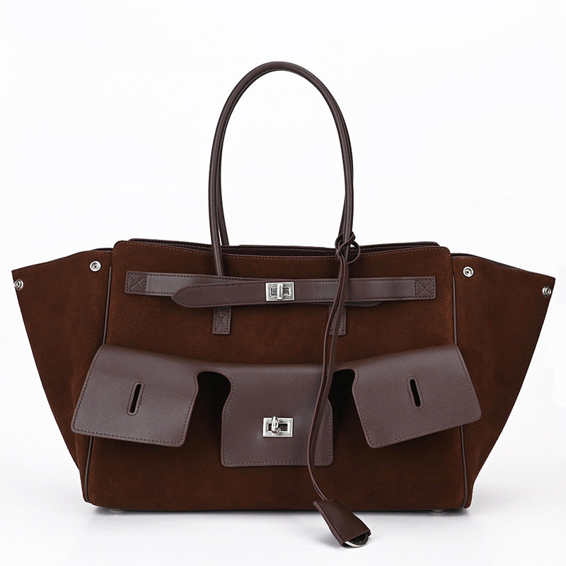 Comfortable Suede Motorcycle Large Capacity Punk Bags