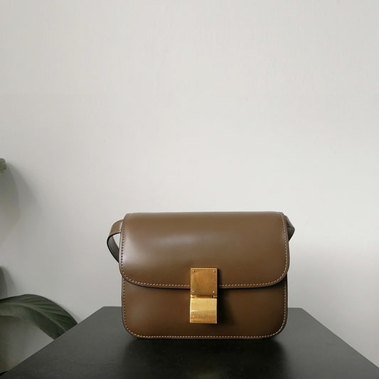 Women's Attractive Genuine Leather Fashionable Simple Shoulder Bags