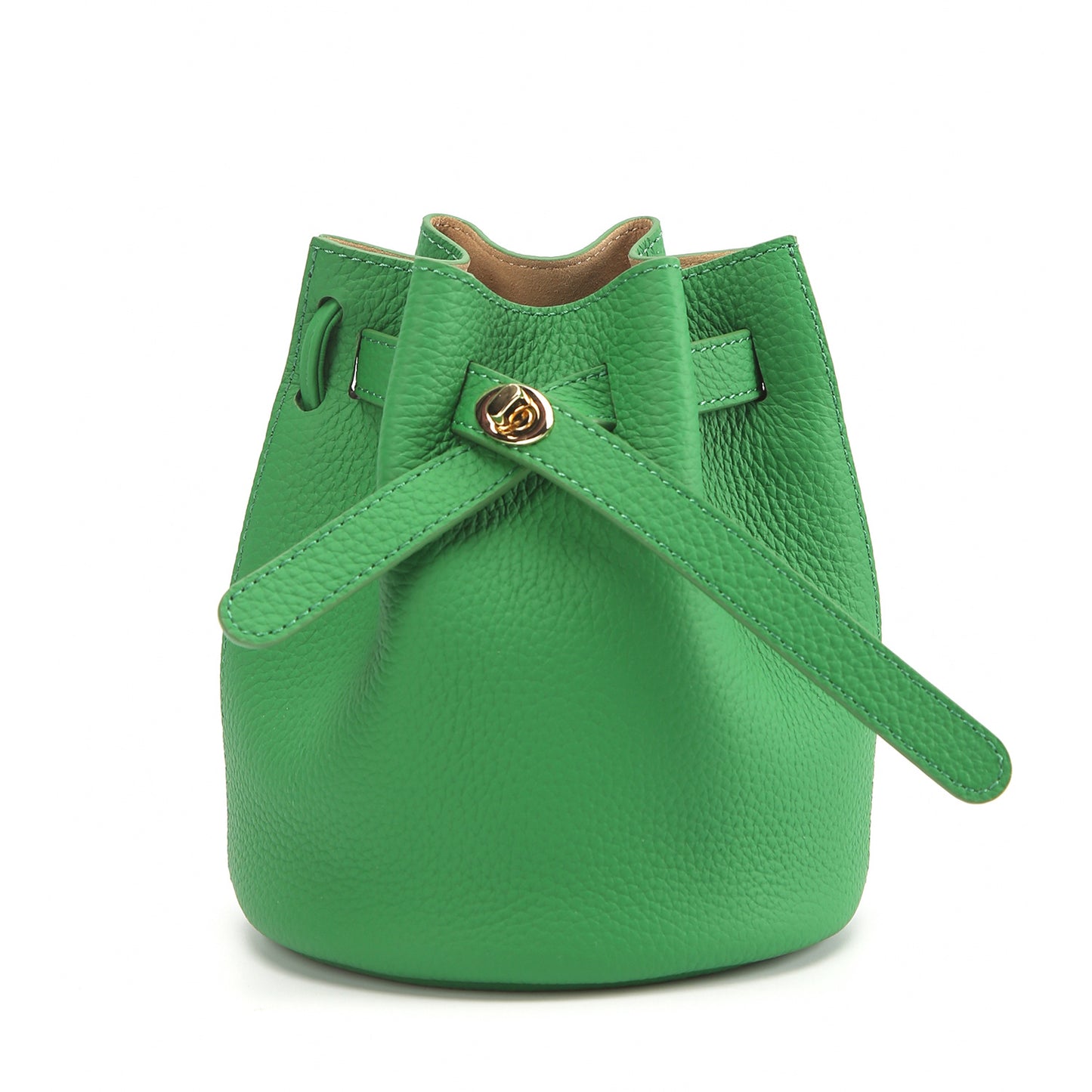 Elegant Women's Design First Layer Cowhide Bucket Bags