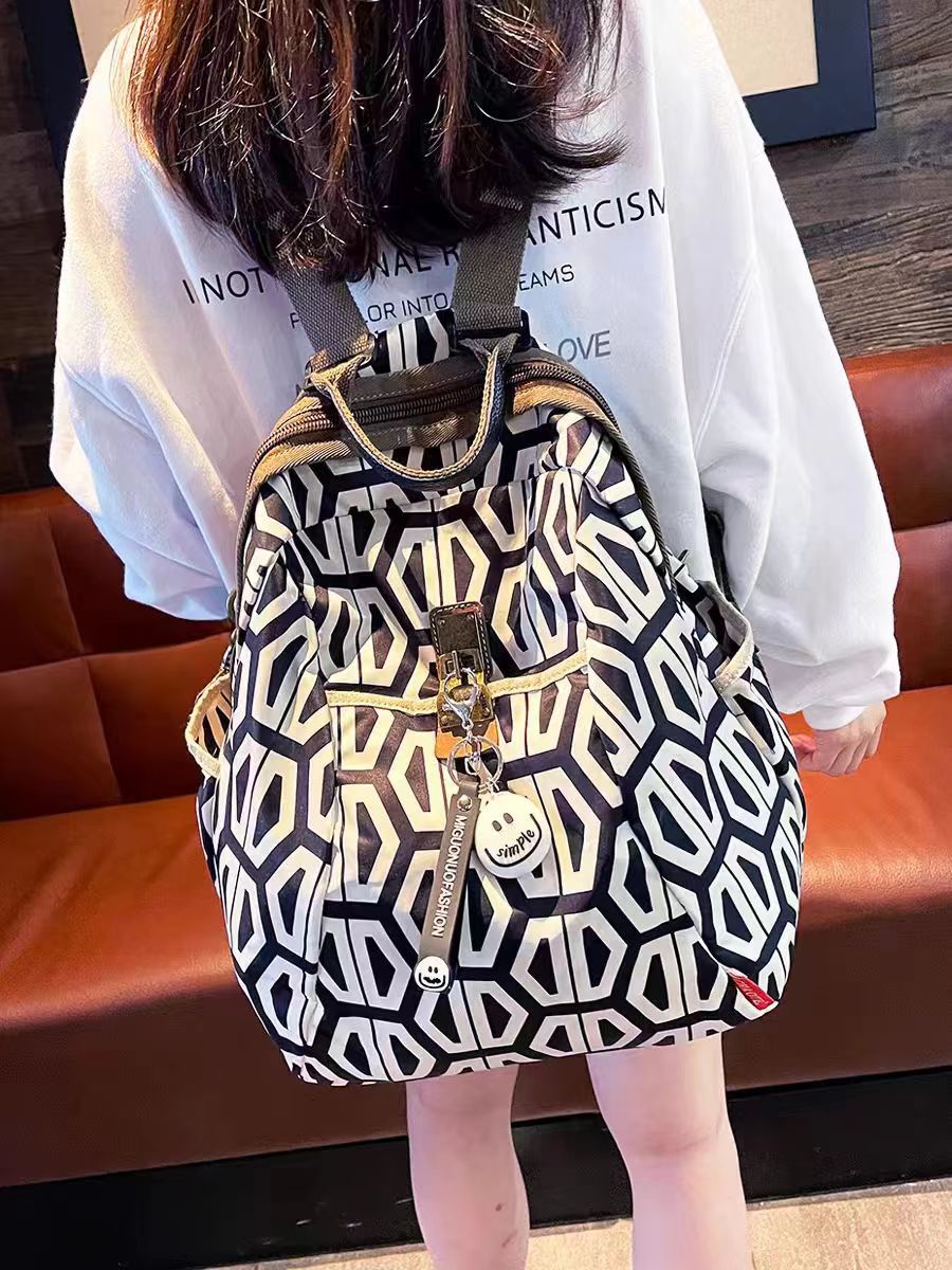 Women's Fashion Octopus Oxford Cloth Waterproof Backpacks