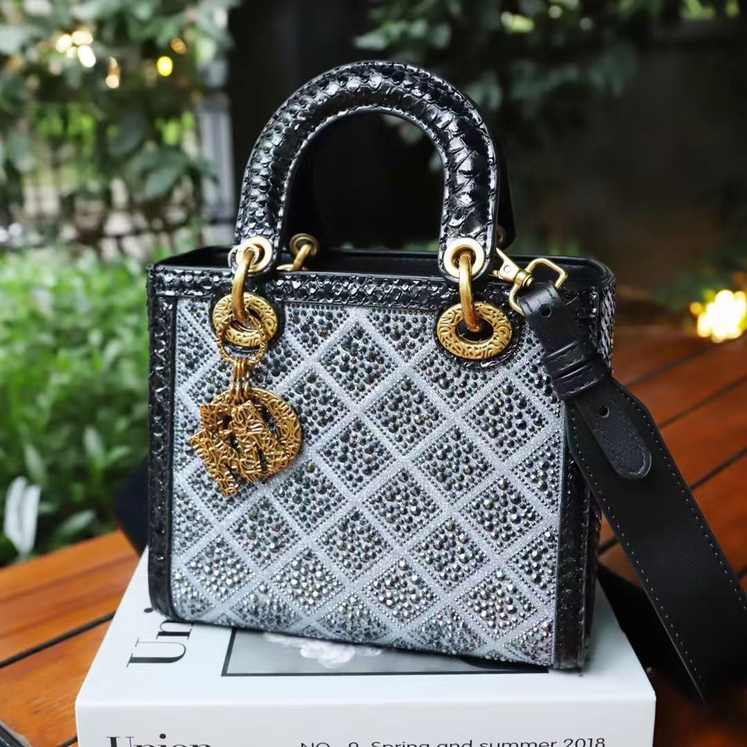 Women's Summer High Sense Genuine Leather Diana Crossbody Bags