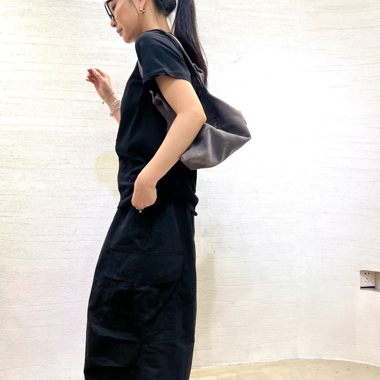 Women's Genuine Leather Niche Retro Dumpling Suede Crossbody Bags