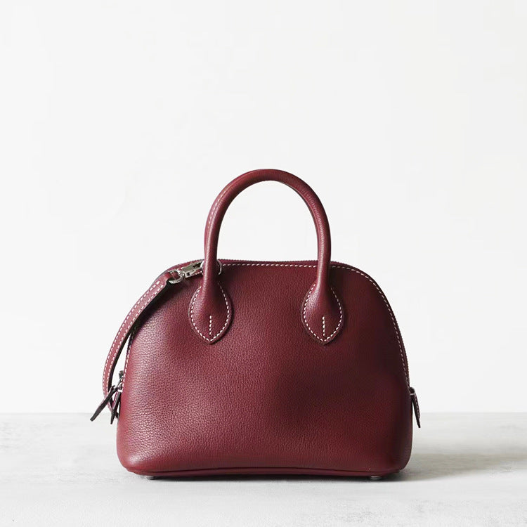 Women's Fixed Half Wax Line First Layer Cowhide Crossbody Bags