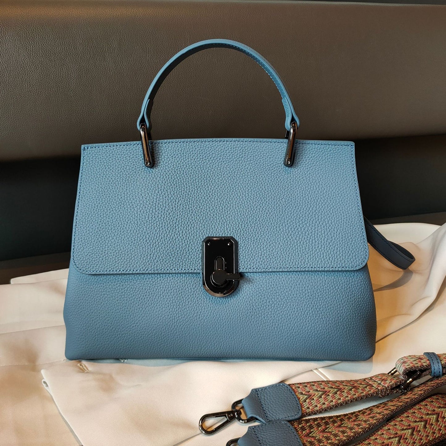 High Sense First Layer Cowhide Tide Retro Bags