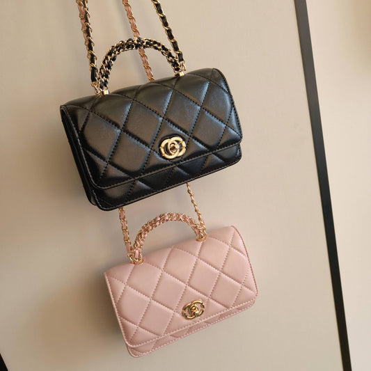 Women's Leather Classic Style Rhombus Chain Fashion Crossbody Bags