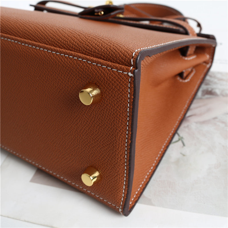 Leather Trendy Advanced Texture Portable Second Handbags