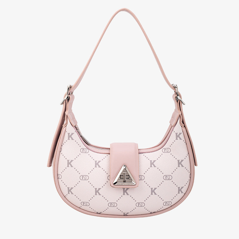 Women's Portable Underarm High-grade Fashionable Niche Moon Crossbody Bags