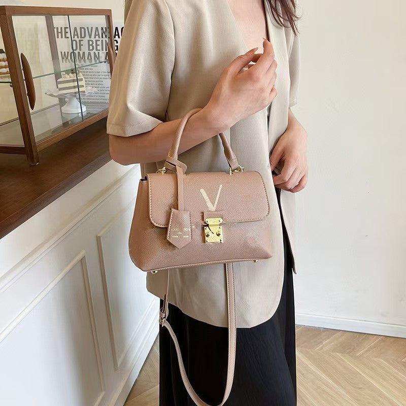 Women's Out Printed Big V High Sense Crossbody Bags