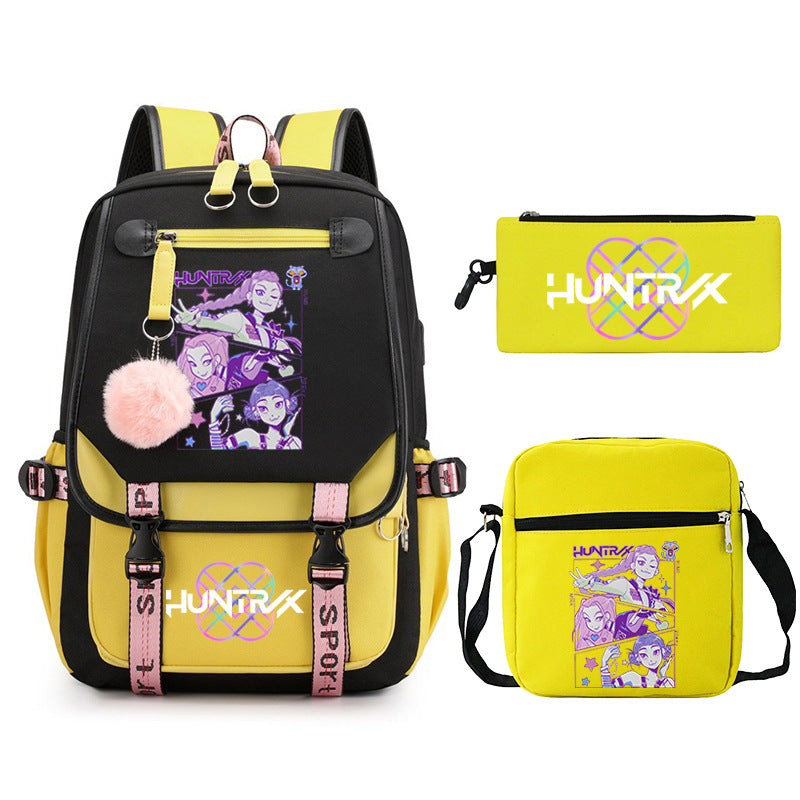 Elegant Children's Merchandise Printed Fashion Pencil Backpacks