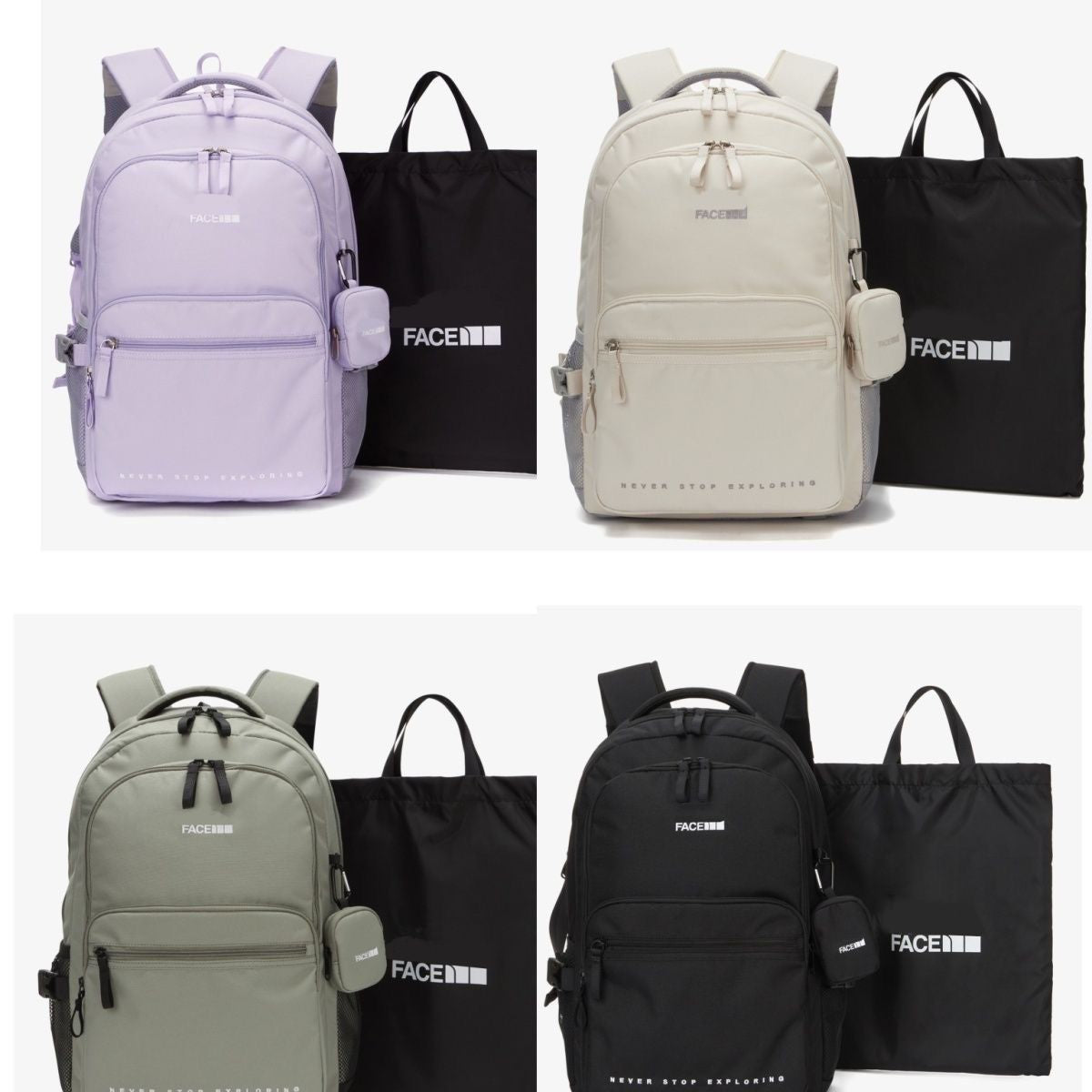 Solid Color Waterproof Large Capacity Commuter Backpacks