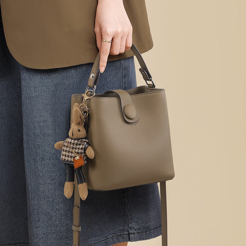 Women's Comfortable Fashion Graceful High-grade Leather Handbags