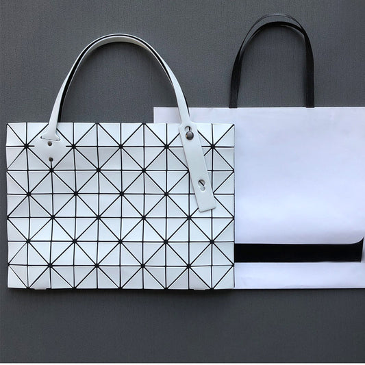 Women's Rock Stitching Geometric Diamond Pattern Underarm Shoulder Bags