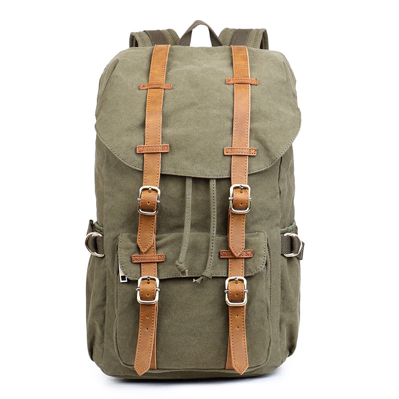 Men's Korean Style Canvas Fashion Trend Business Backpacks