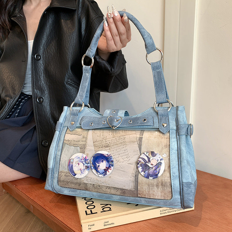 Capacity Hot Locomotive Style Underarm Female Shoulder Bags
