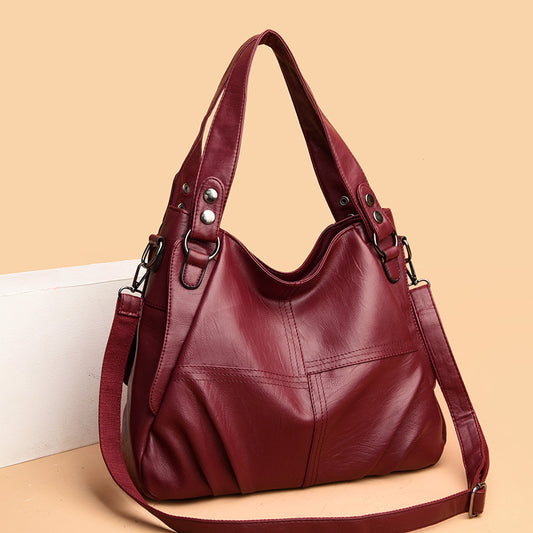 Women's Large Capacity Pleated Fashion Versatile Shoulder Bags