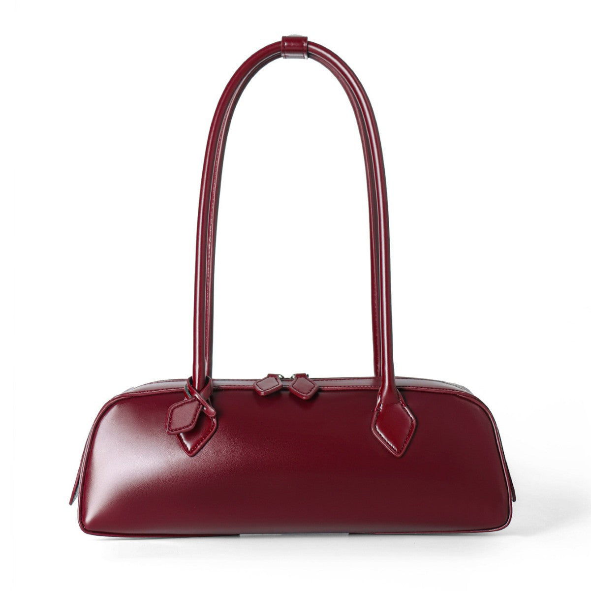 Women's Large Capacity Cowhide Underarm Long Bags