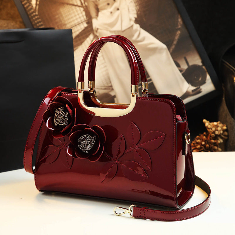 Women's Fashion Flower Elegant Female Embroidered One Handbags