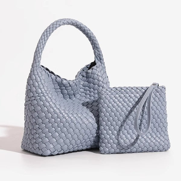 Genuine Leather Woven Vegetable Basket Holiday Crossbody Bags