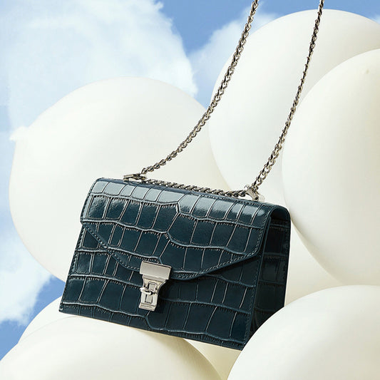 Women's Genuine Leather Advanced Texture Sweet Cool Shoulder Bags