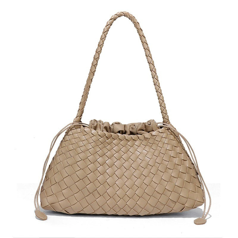 Women's French Fashion Hand-woven Portable Vegetable Basket Bags