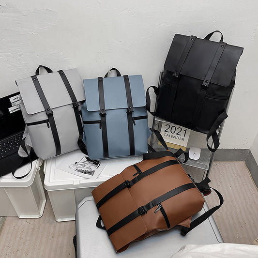 Texture Waterproof Hard-wearing Large Capacity Computer Backpacks