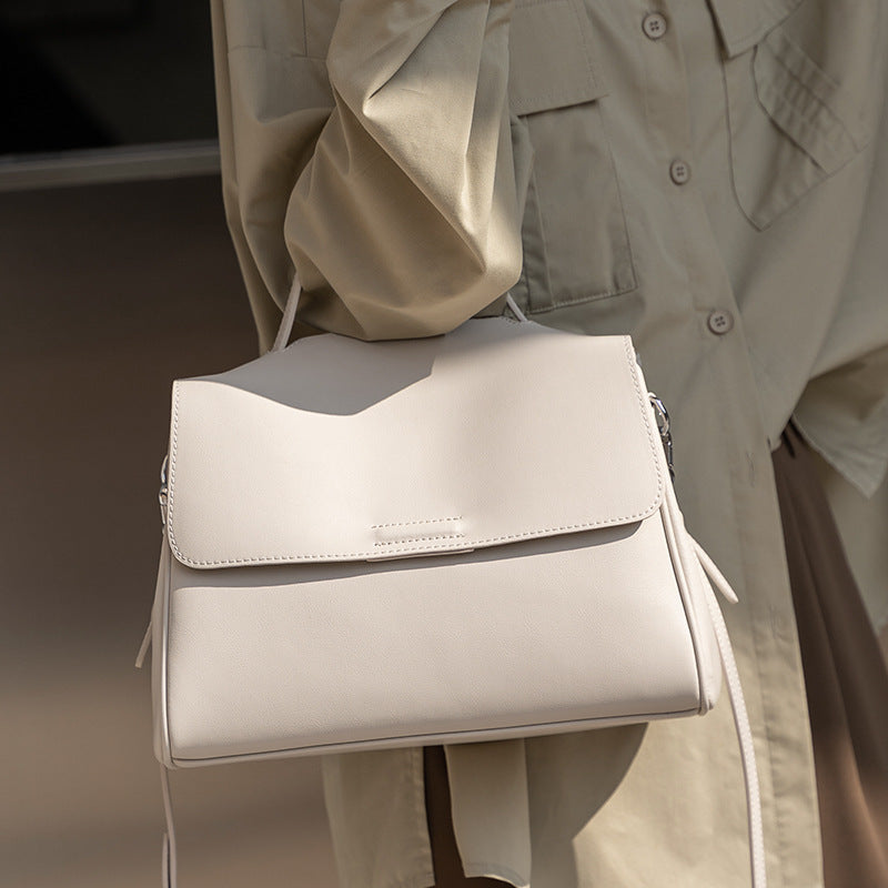 Women's Soft Leather Large Capacity Niche High-grade Crossbody Bags