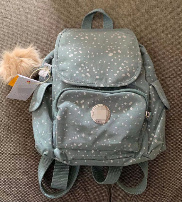 Women's Summer Nylon Canvas Monkey Urban Simple Backpacks