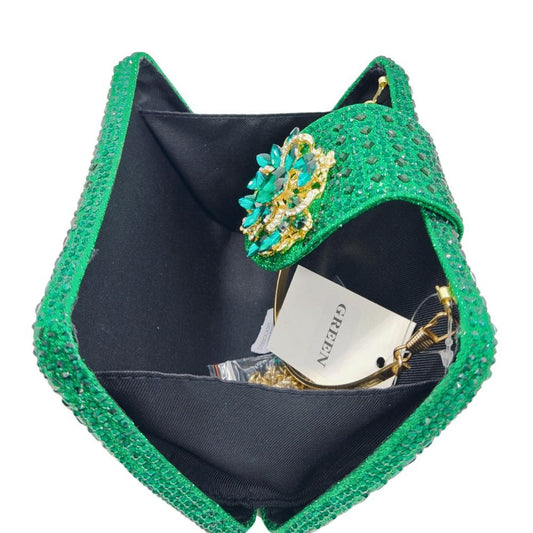 Women's Durable Full Diamond Clutch Banquet Handbags