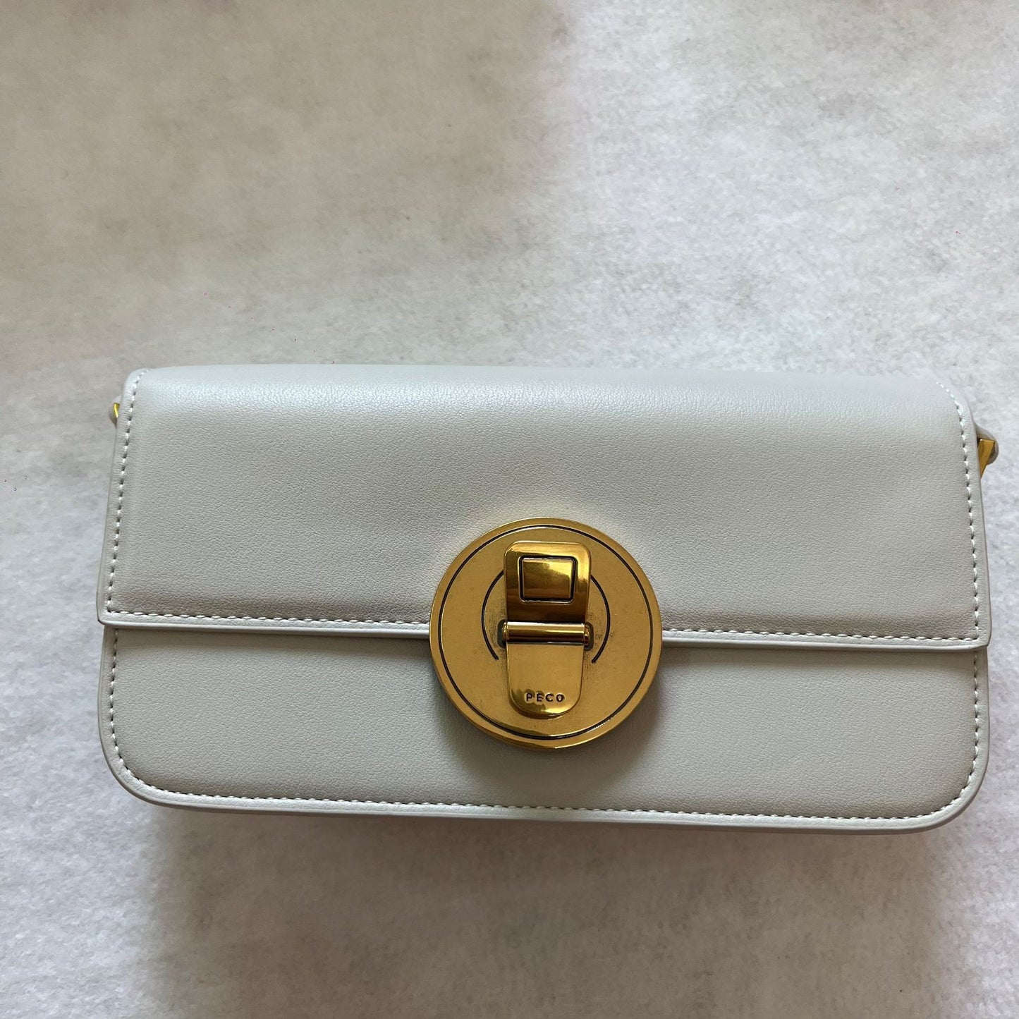Women's Slouchy Genuine Leather Baguette Design Crossbody Bags
