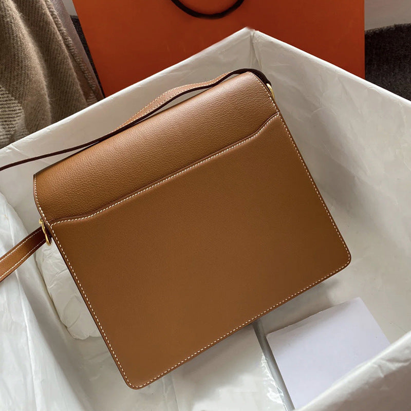 Pig Nose Stewardess Cattle Leather Light Crossbody Bags