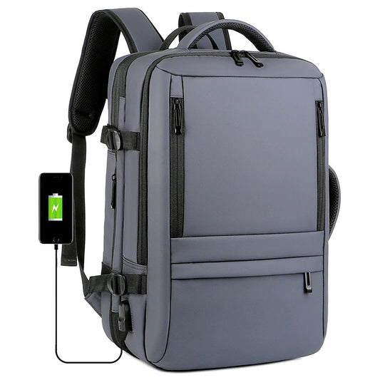 Men's Scalable Business Computer Large Capacity Simple Backpacks