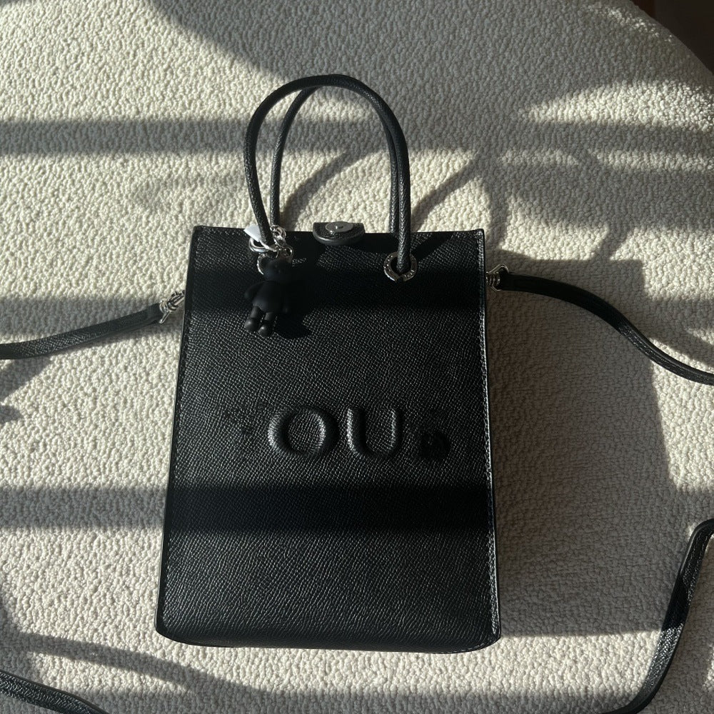 Quality Bear With Box Versatile Fashion Letters Bags