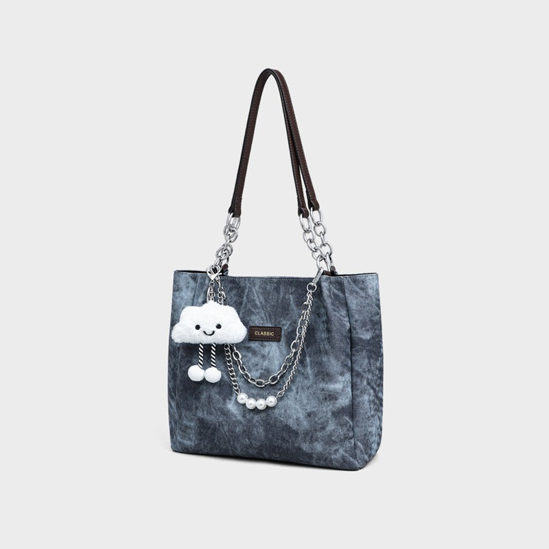 Women's High-grade Portable Large Capacity Commuter Big Shoulder Bags