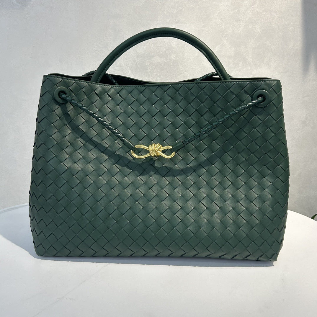 Women's Hand-woven Large Capacity Genuine Leather Handbags