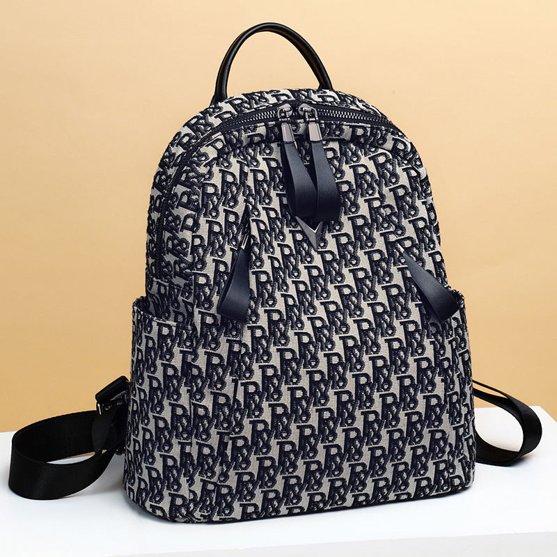 Durable Innovative Female Fashion Printed Canvas Backpacks