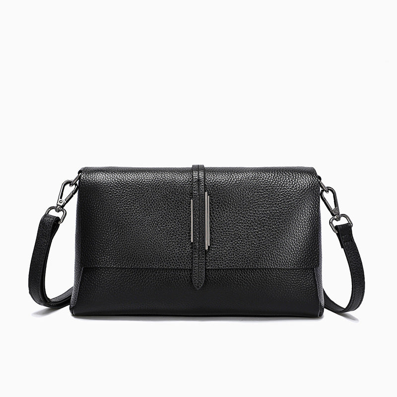 Women's Fashion Cattlehide Leather Genuine Retro Temperament Crossbody Bags
